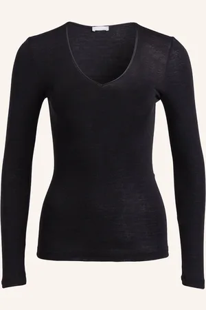 Hanro Longsleeve Woolen Silk Aus Merinowolle Mit Seide