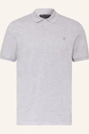Marc O’ Polo Piqué-Poloshirt Regular Fit grau
