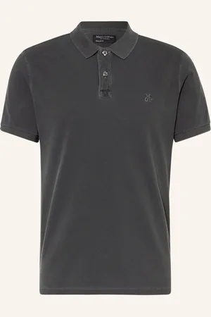 Marc O’ Polo Piqué-Poloshirt grau