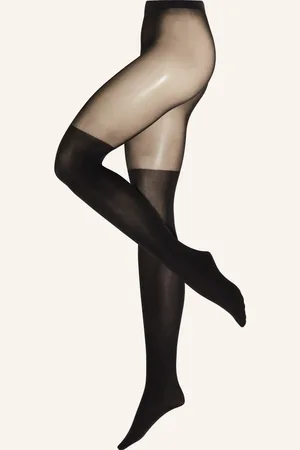 Falke Feinstrumpfhose Overknee schwarz