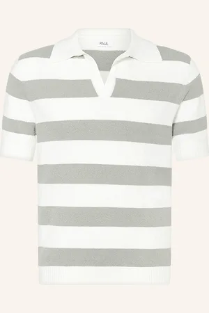 PAUL Strick-Poloshirt gruen