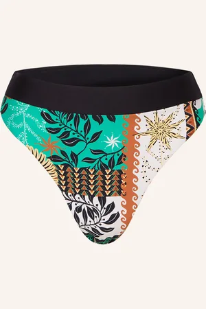Seafolly High-Waist-Bikini-Hose Atlantis gruen