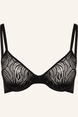 Calvin Klein Schalen-Bh Sheer Marquisette schwarz