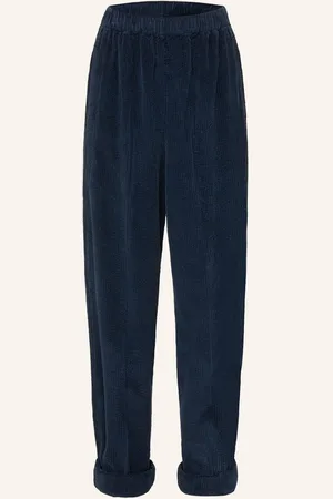 American Vintage Cordhose Padow blau