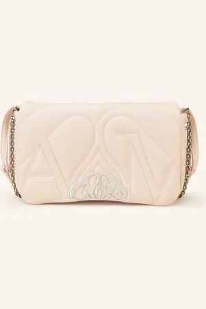 Alexander McQueen Schultertasche The Seal Small rosa