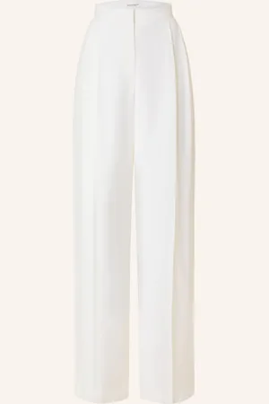 Alexander McQueen Marlenehose weiss