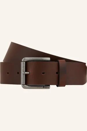 HUGO BOSS Ledergürtel Joris braun