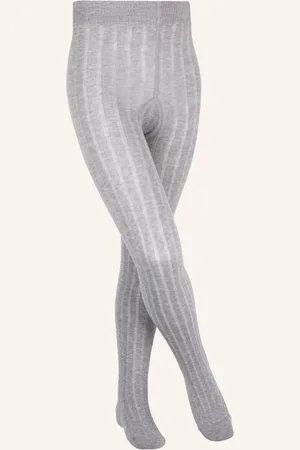 Falke Strumpfhose Classic Rib grau