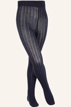 Falke Strumpfhose Classic Rib blau