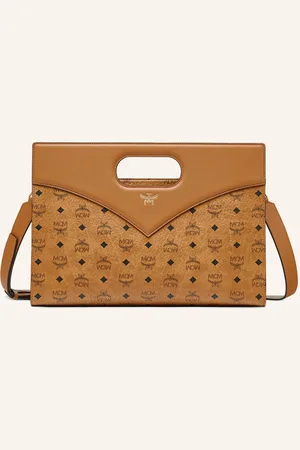 MCM Handtasche Diamond Visetos braun
