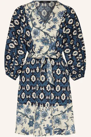 Max Mara Kleid Virgola Mit 3/4-Arm blau