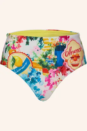 Seafolly High-Waist-Bikini-Hose Ciao Bella weiss