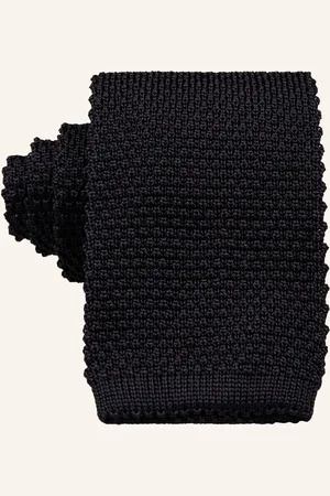 Brunello Cucinelli Strick-Krawatte blau