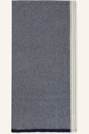 Brunello Cucinelli Cashmere-Schal blau