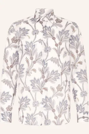 Etro Hemd Slim Fit weiss