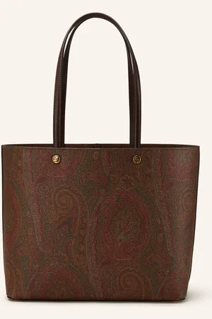 Etro Shopper Essential Medium Mit Pouch braun