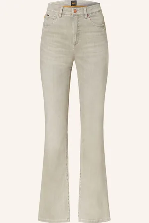 HUGO BOSS Flared Jeans Rosa grau