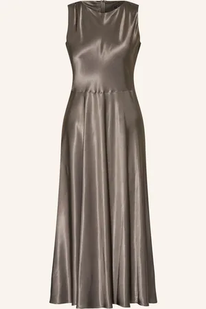 Luisa Cerano Cocktailkleid Aus Satin beige