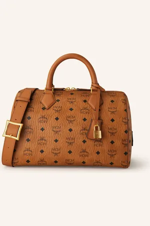 MCM Handtasche Ella Boston Visetos Medium braun