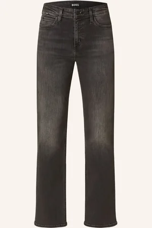 HUGO BOSS Straight Jeans Parkway grau