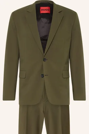 HUGO BOSS Anzug Hu/go243x Slim Fit gruen