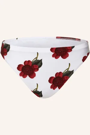 Maryan Mehlhorn Basic-Bikini-Hose The Bloom weiss