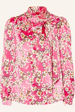 HUGO BOSS Schluppenbluse Cerela Aus Satin pink