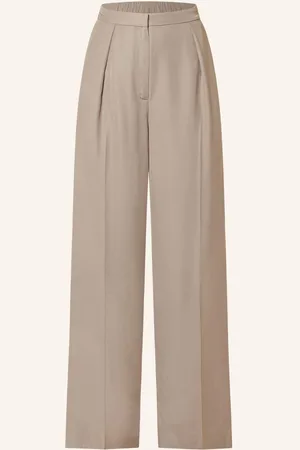 Calvin Klein Marlenehose Mit Leinen beige