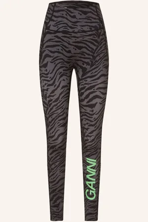Ganni Leggings schwarz