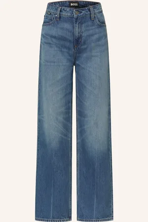 HUGO BOSS Straight Jeans Crossroad blau