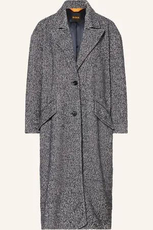 HUGO BOSS Mantel Covallina grau
