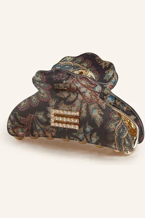 Etro Haarklammer blau