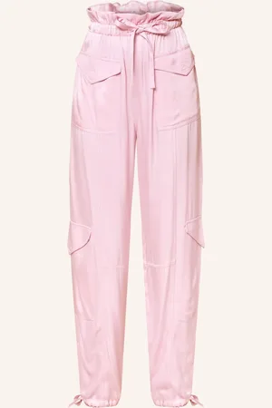 Ganni Cargohose Aus Satin