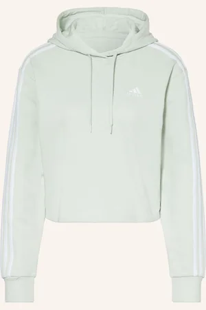 adidas Cropped-Hoodie gruen