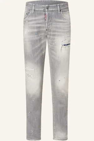 Dsquared2 Destroyed Jeans Skater Extra Slim Fit grau