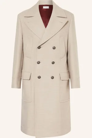 Brunello Cucinelli Wollmantel braun