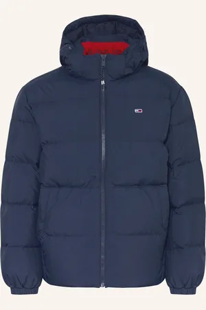 Tommy Hilfiger Daunenjacke Mit Abnehmbarer Kapuze blau