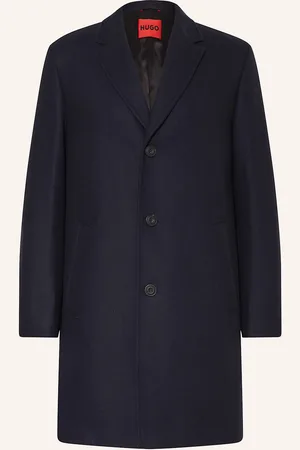 HUGO BOSS Wollmantel malte2441 blau