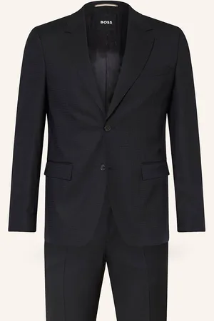 HUGO BOSS Anzug Houston Slim Fit blau