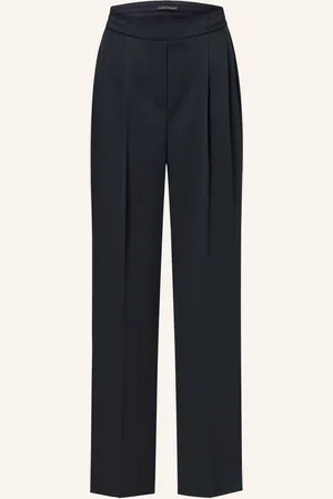 Luisa Cerano Marlenehose Aus Satin blau