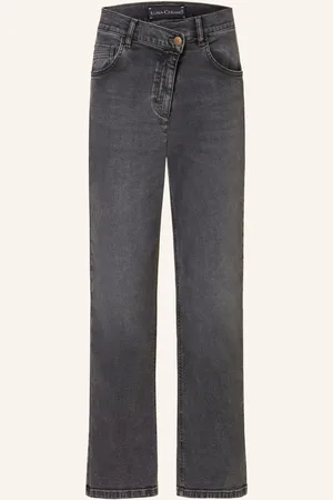 Luisa Cerano Straight Jeans grau