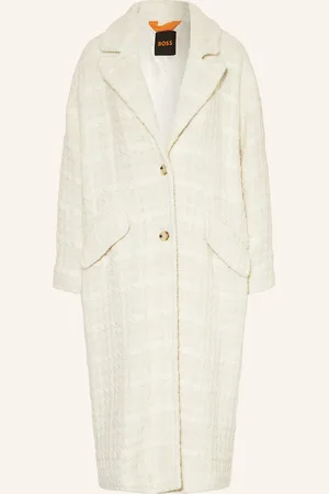 HUGO BOSS Mantel Covallina weiss