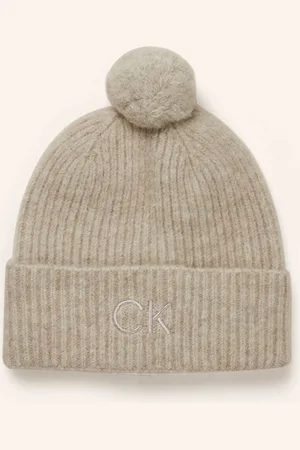 Calvin Klein Mütze Mit Alpaka beige