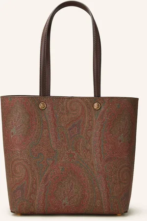 Etro Shopper Small Mit Pouch braun
