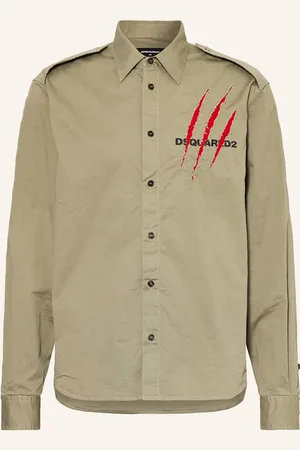 Dsquared2 Hemd Nightmare Comfort Fit gruen