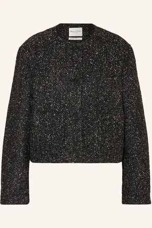 Marc O’ Polo Tweed-Jacke schwarz
