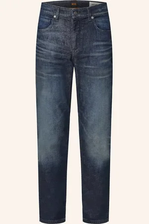 HUGO BOSS Jeans Troy Regular Tapered Fit blau