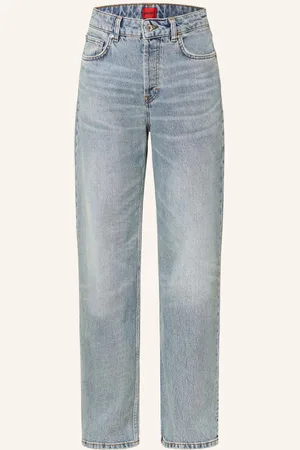 HUGO BOSS Straight Jeans blau