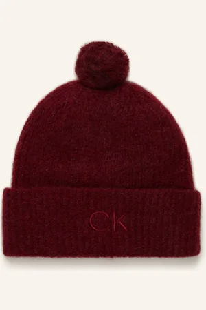 Calvin Klein Mütze Mit Alpaka rot