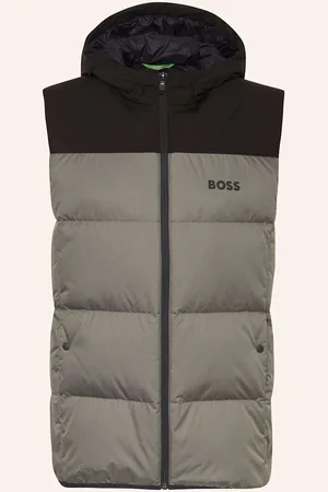 HUGO BOSS Daunenweste Hamar grau